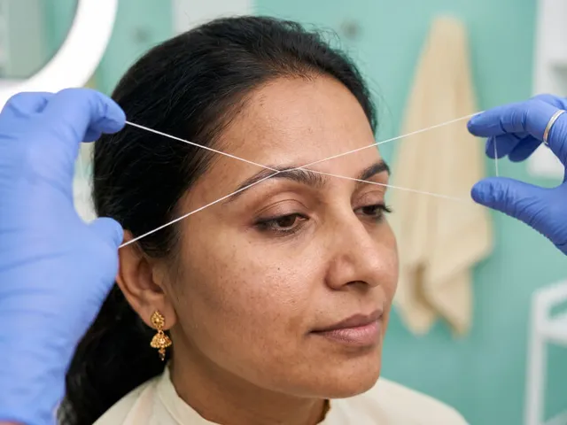 Threading service at Megha Makeover & Beauty Salon, Ahmedabad